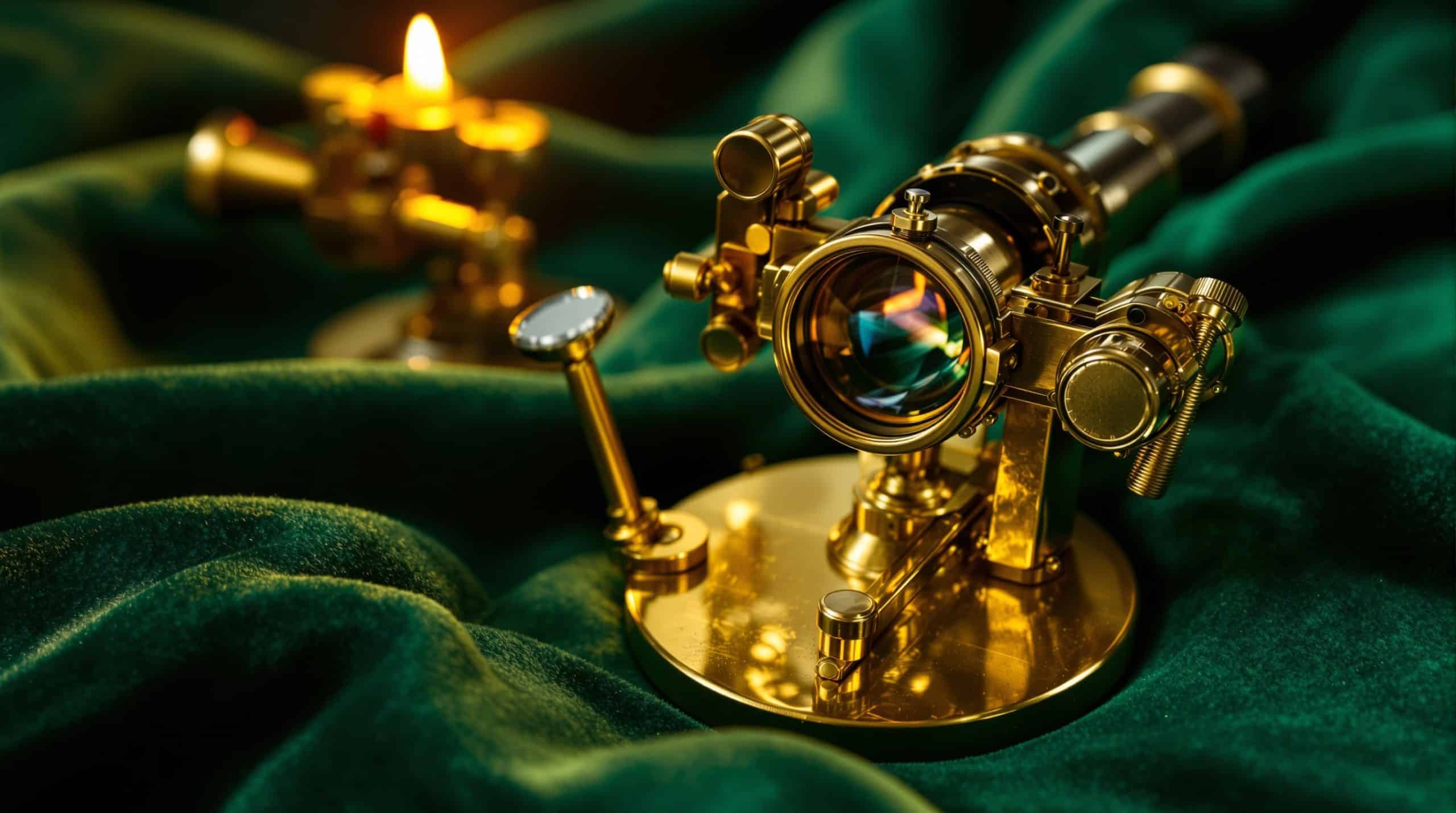 Vintage brass refractive optics — LASIK Omaha by Dr. Ivey L. Thornton, MD